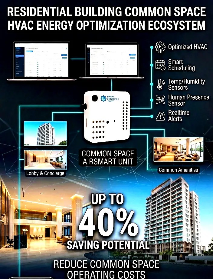Residential Building Common Area Cooling Solution